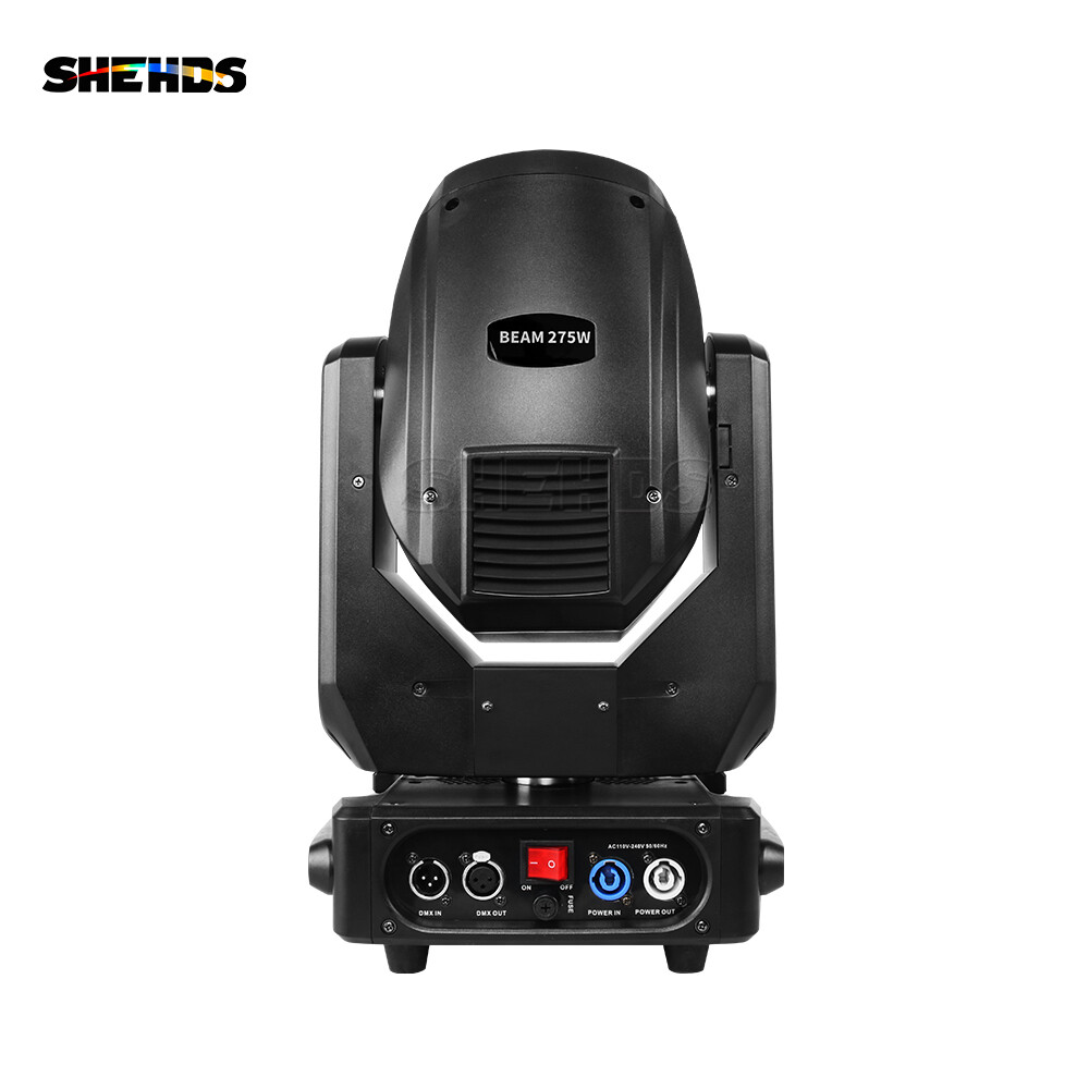 SHEHDS 2pcs Beam Moving Head Light 275W 10R Frost Rainbow with Flightcase