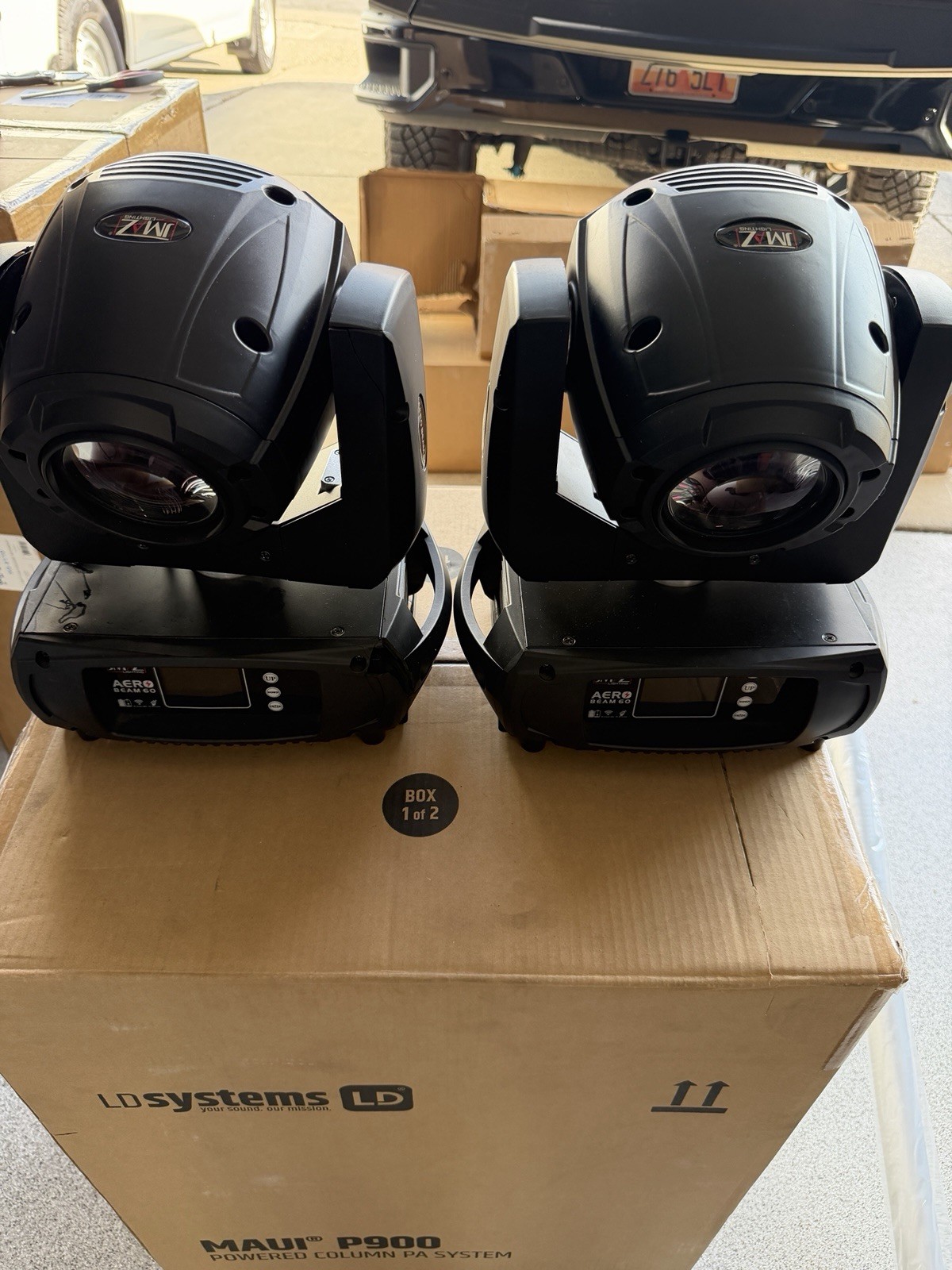 JMAZ Aero Beam 60 (Battery Powered – Pair)