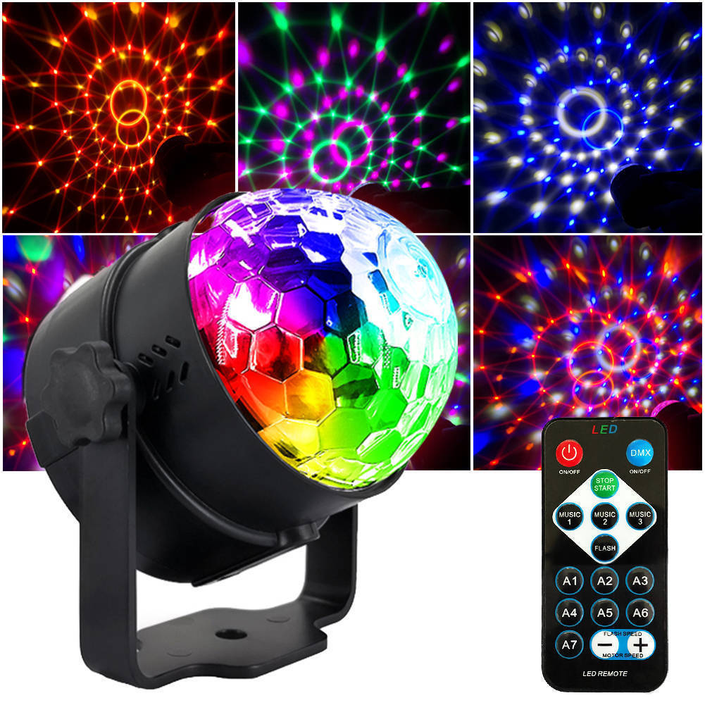 New Mini Laser Stage Light LED Lighting Projector Moving DJ Party Christmas Lamp