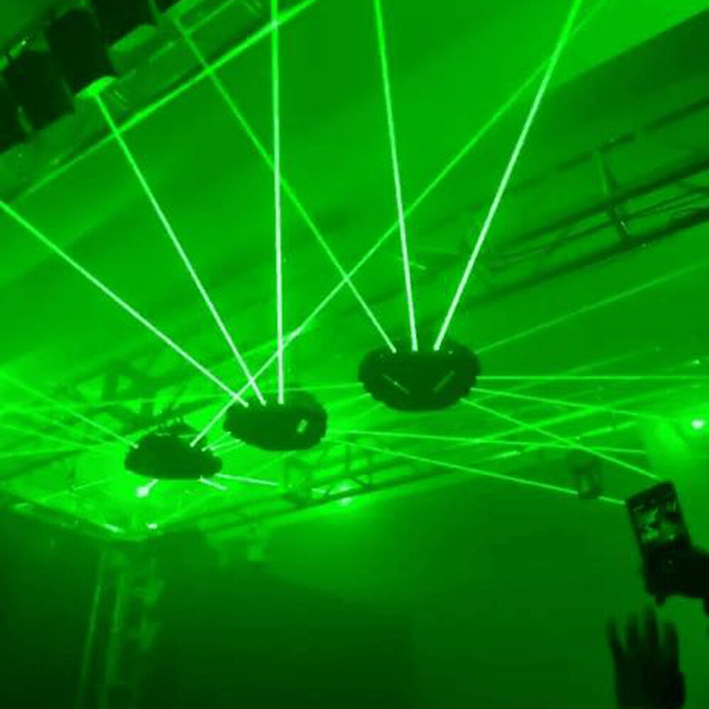 9 Eyes Beam Laser Moving Head Light Full Color RGB DJ Stages Lighting Fixture