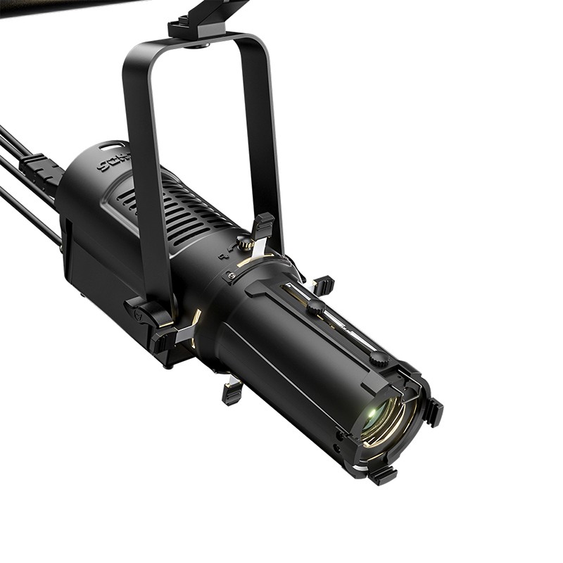 SHEHDS 100W LED Optical Zoom Warm+Cool White Profile Spotlight DMX Show Party