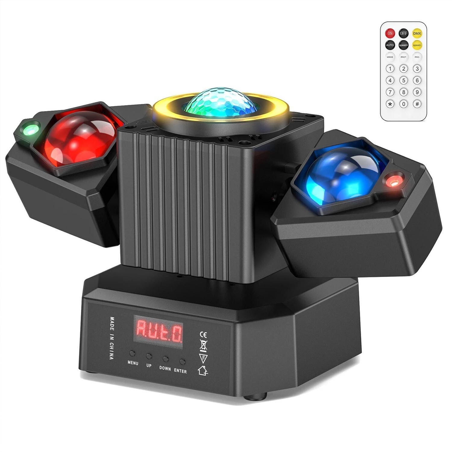 Laser Light RGBW LED Moving Head Disco Stage Lighting Beam DMX512 Party DJ