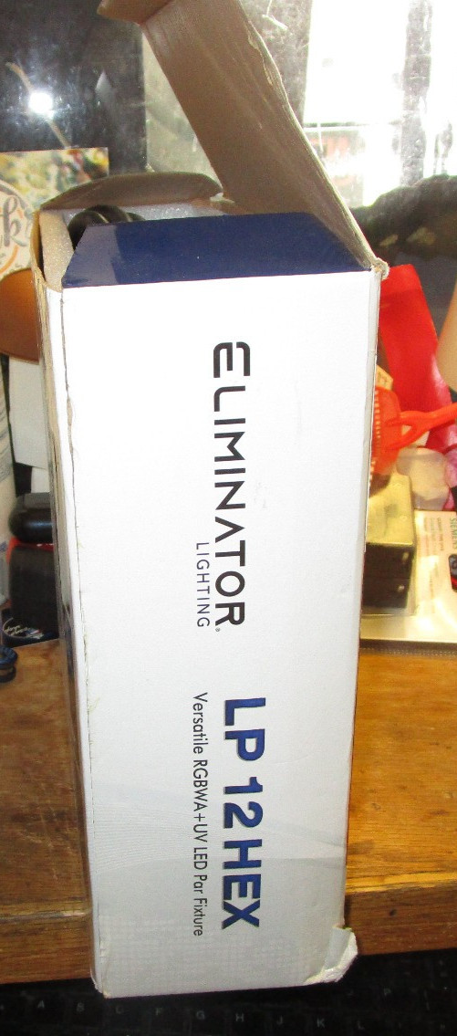 Eliminator LP 12 Hex 12 x6W RGBWA+UV LED (Tested and works )