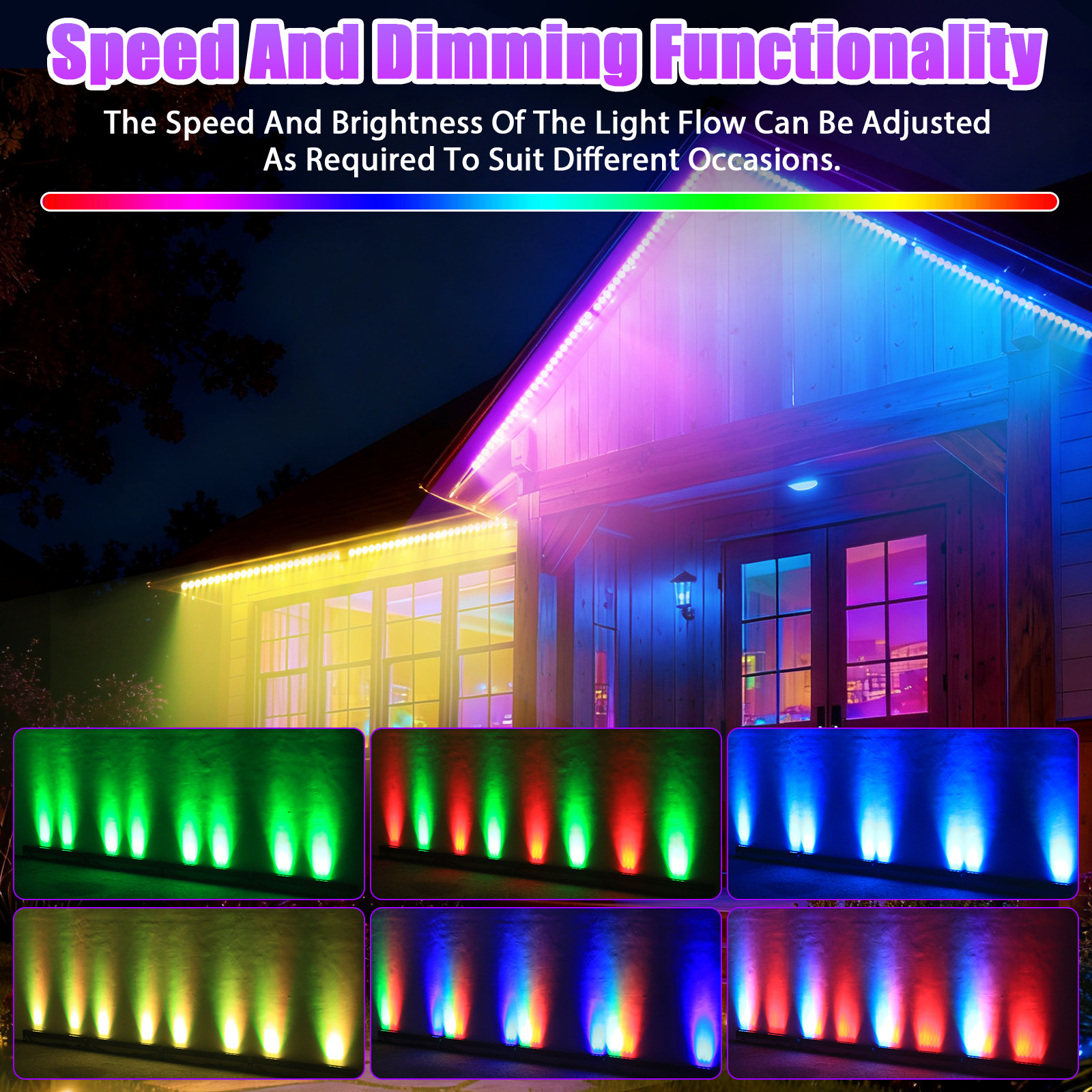 24x8W LED Wall Washer With Running Light Effect For Entertainment Venue
