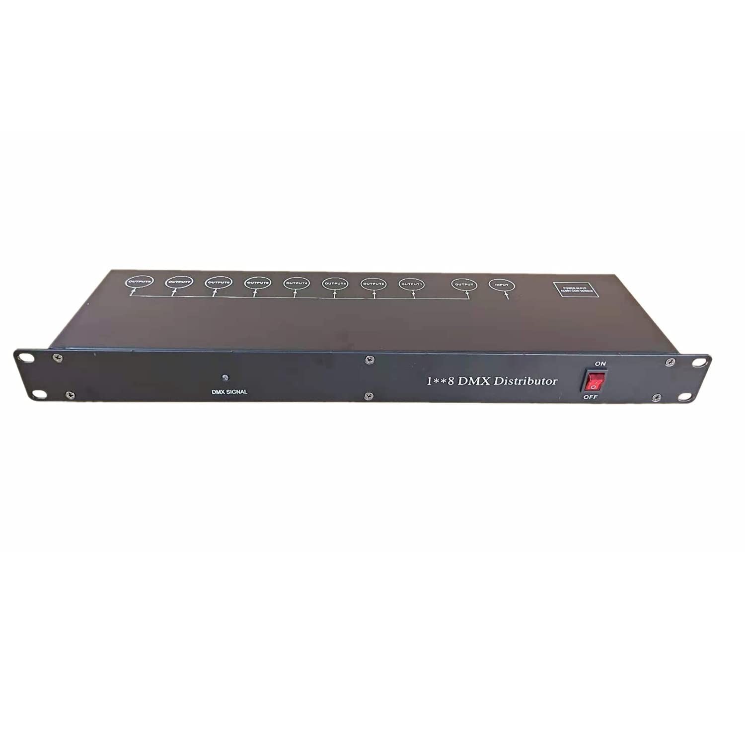 8CH DMX Distributor Splitter DJ Disco Stage Light Console Controller