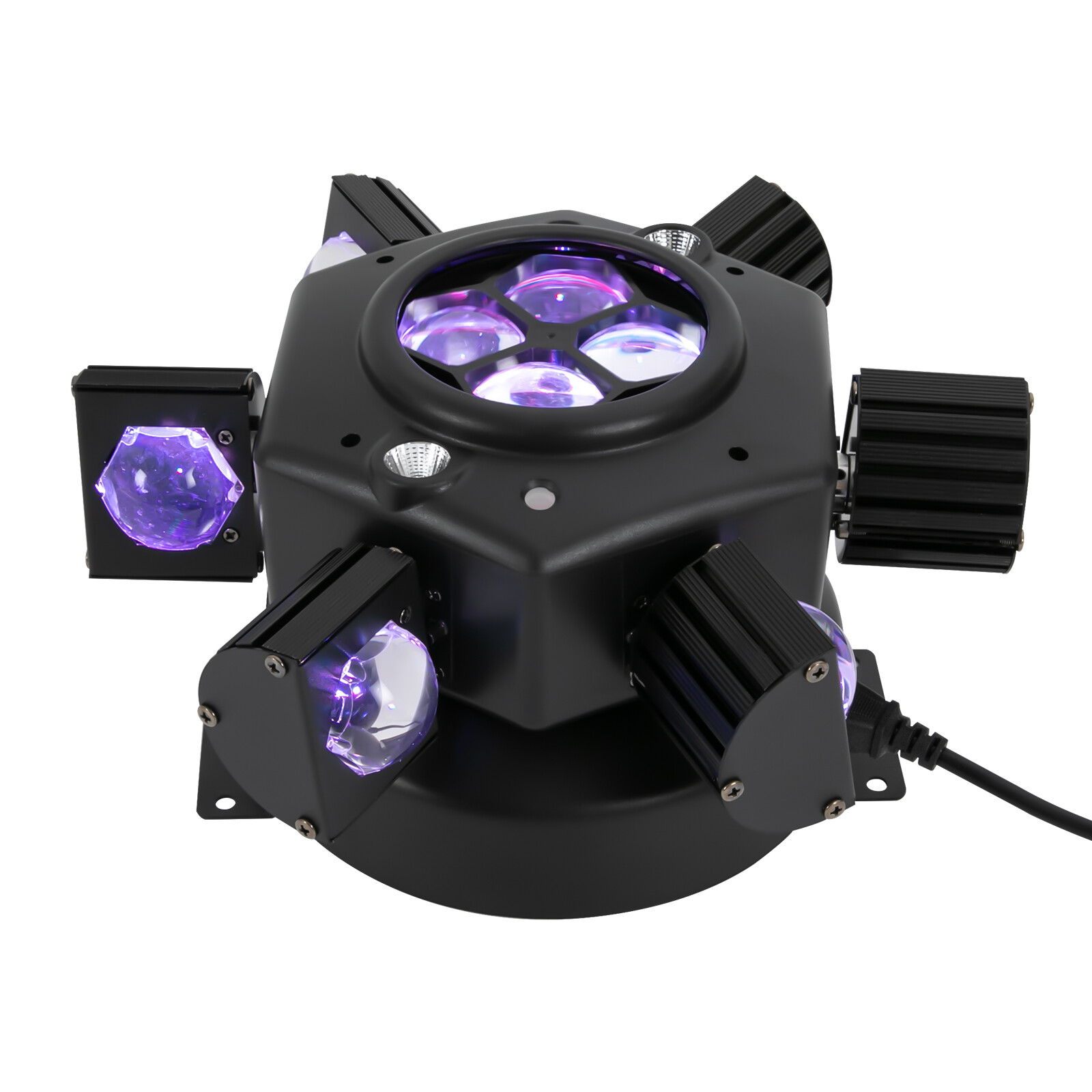 6 Arm Bee Eye LED Beam Moving Head Laser Light DJ Lights DMX Stage Effects RGBW