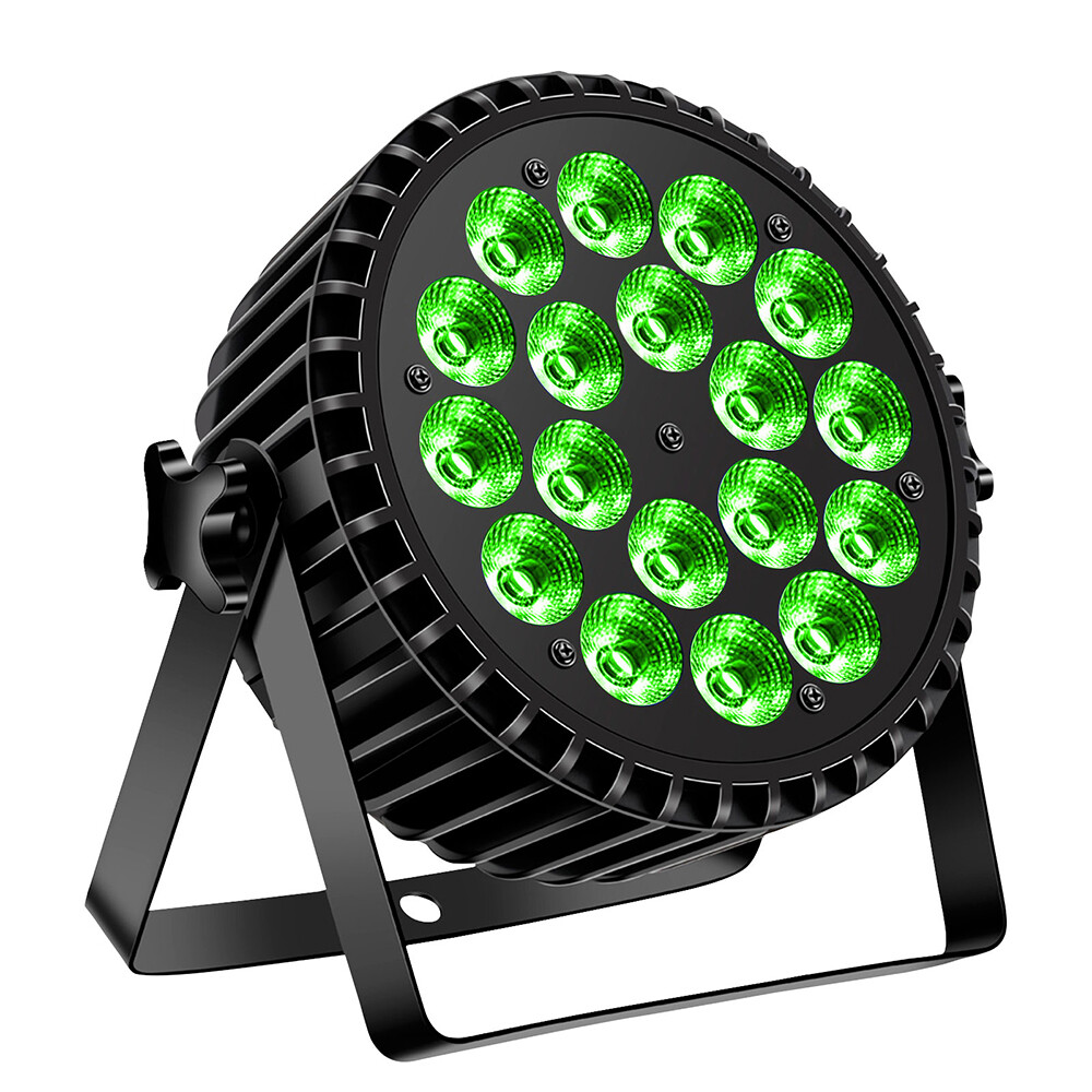 U’King Cast Aluminum 18 *10W 4 IN 1 RGBW LED Par DMX Stage Effect Light DJ Disco