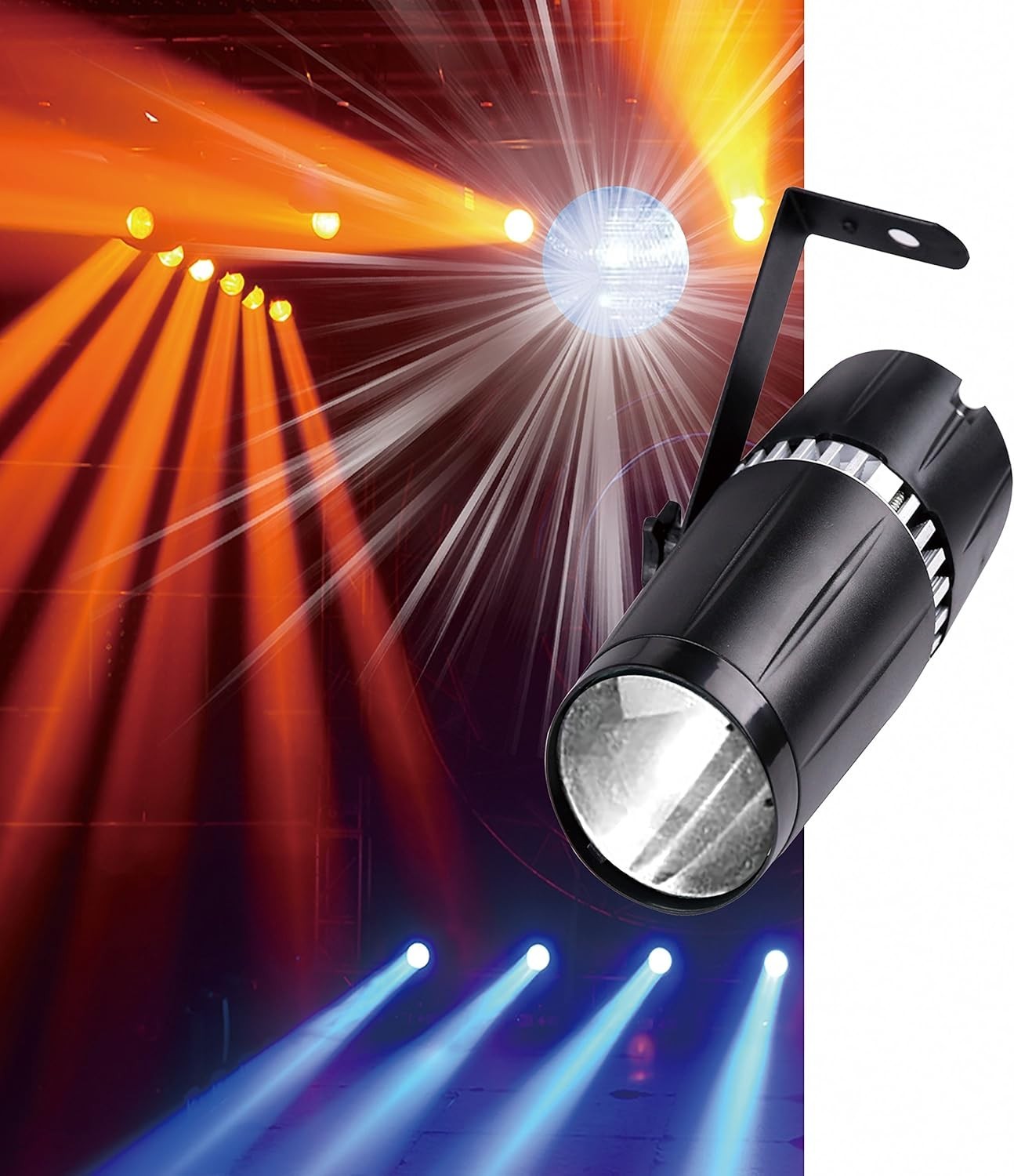 LED pinspot Stage Light, 6W Double White/Cool White&Warm White pinspot by IR …