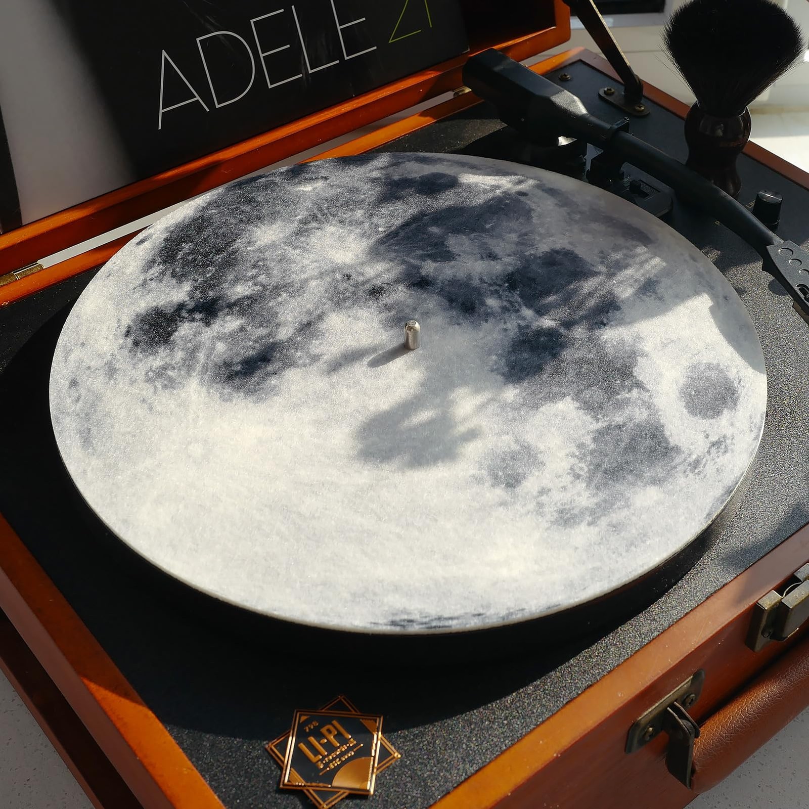 12 Inch Moon Turntable Mat Slipmat Vinyl LP Record Player Anti Static Platter