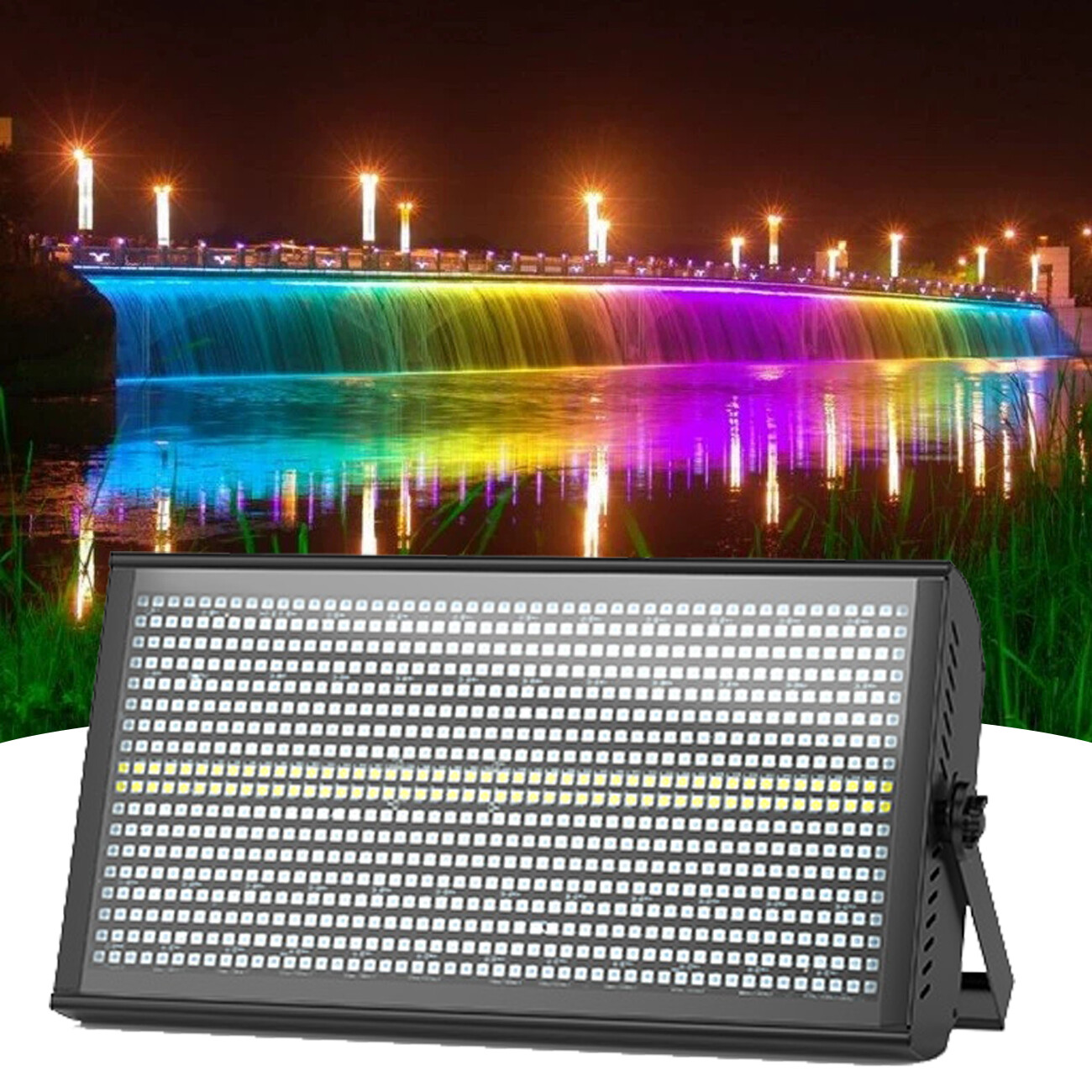 200W RGBW 768LED Wall Wash Light Strobe DMX Stage DJ Beam Light Party Show Light