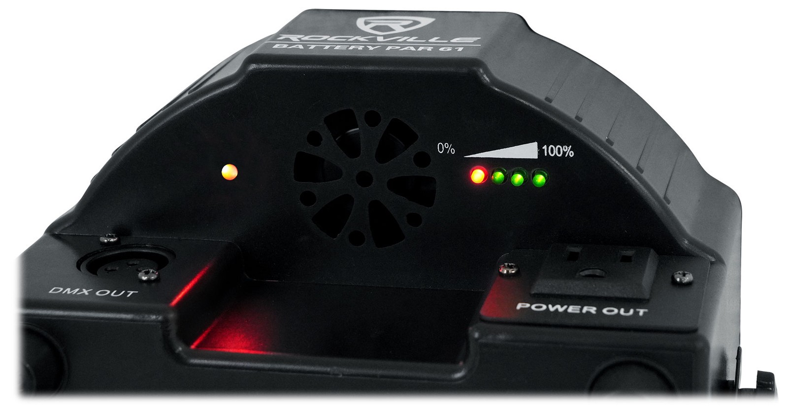 (16) Rockville BATTERY PAR 61 Rechargeable RGBWA+UV DMX DJ Wash Lights+Remotes