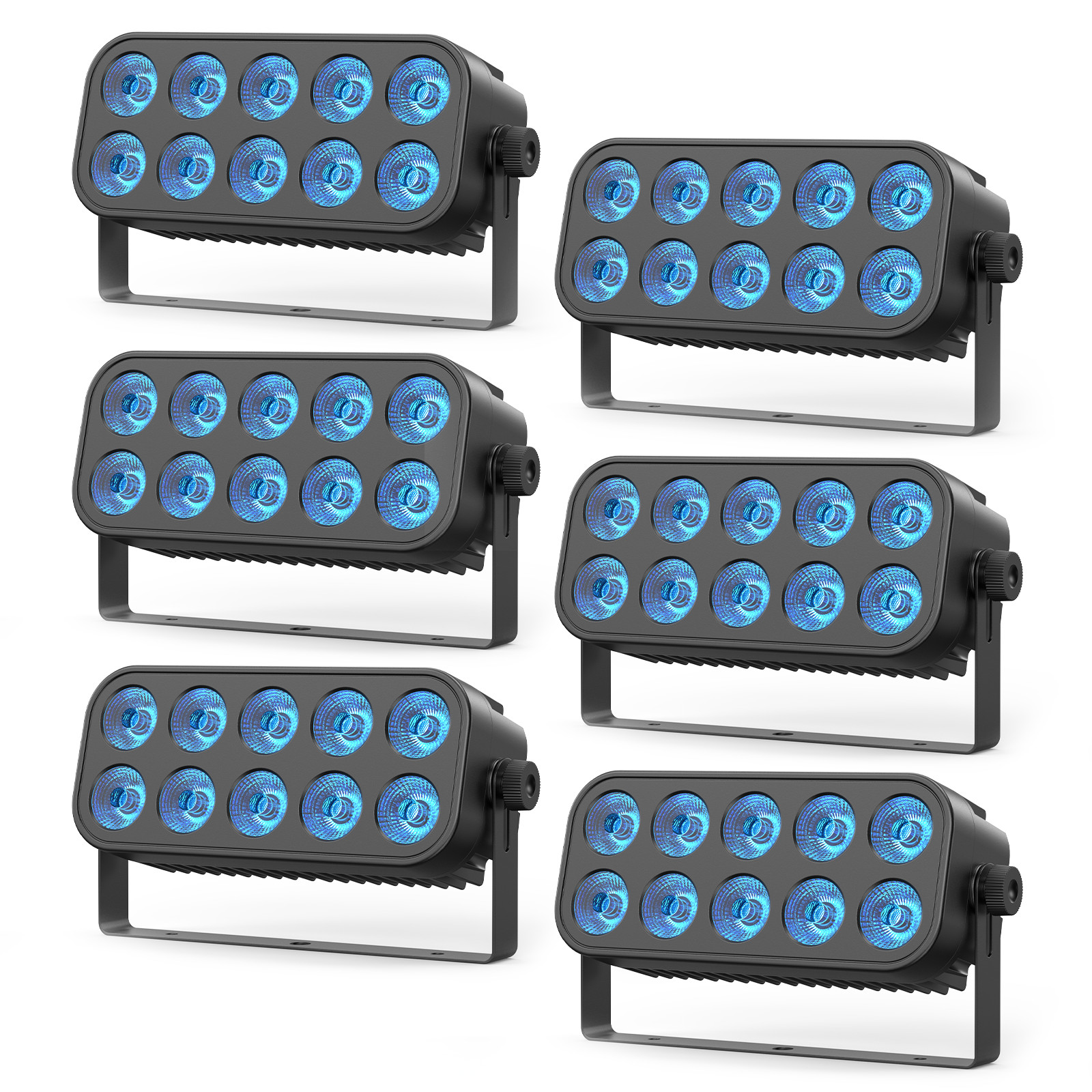 100W RGBW 10LED Par Light DMX Sound Active Mini Stage Wash DJ Party Lighting