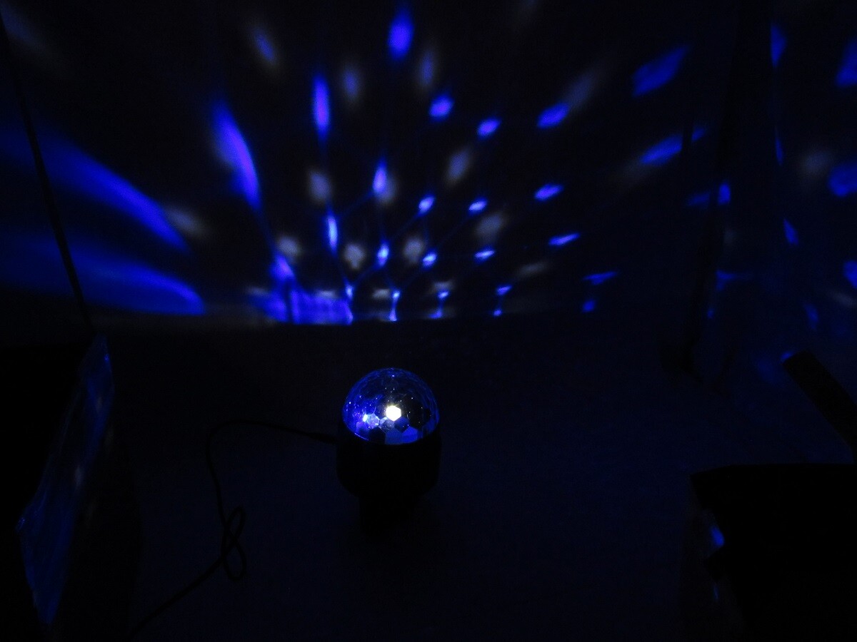 2 Pack Led Party Disco Light Multi Function & Color With Remotes -M8