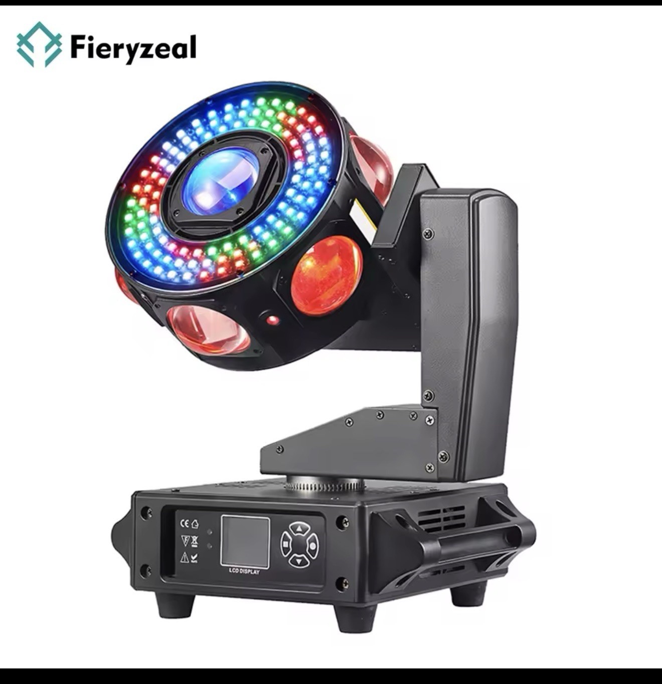 160W 3-Axis Moving Headlights RGBW 540” Rotation DJ Light With Strode Effect