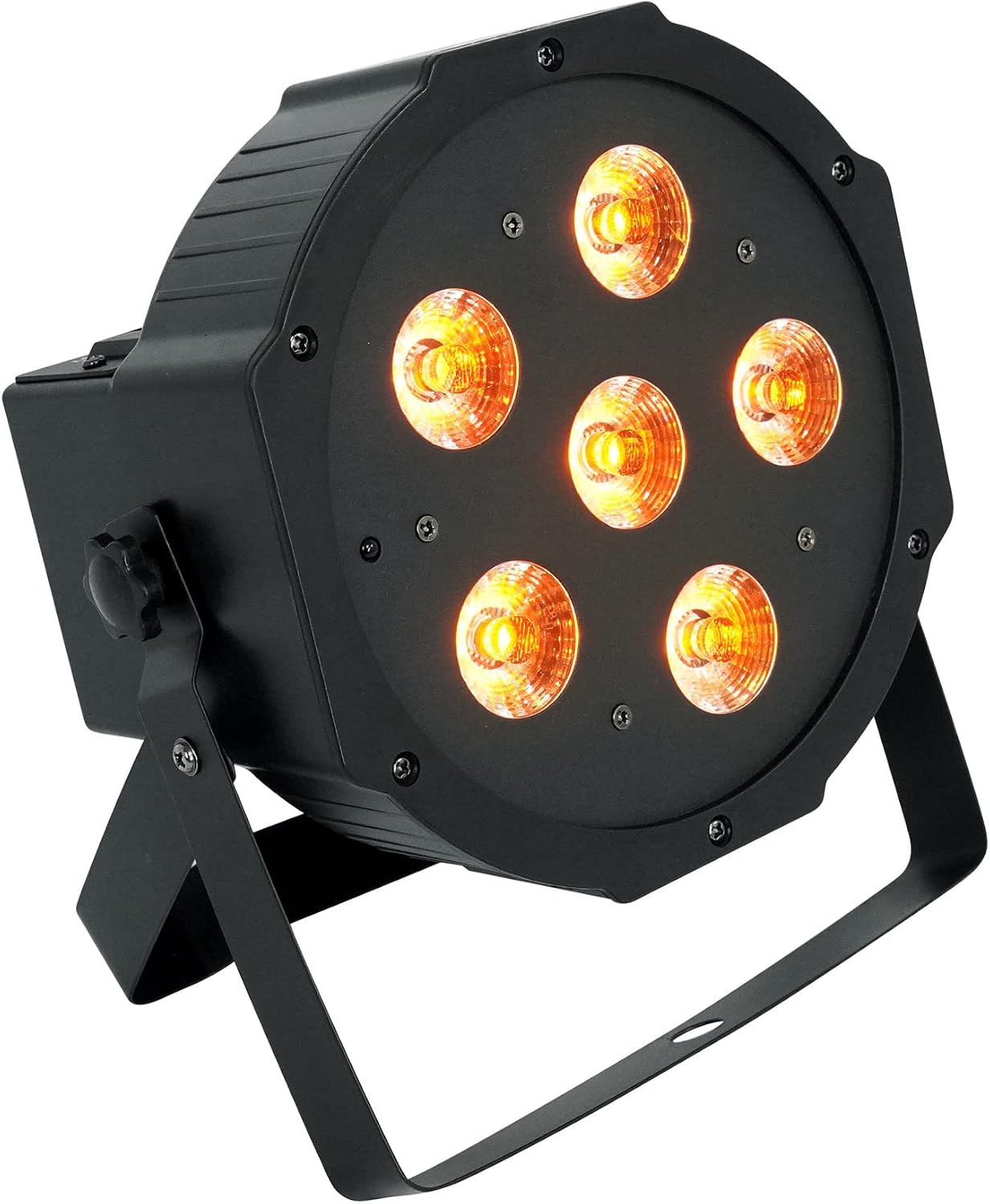 Rockville Battery PAR 61 36W Rechargeable RGBWA+UV DMX Wash Light, 25 Degree Bea