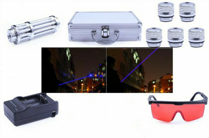 5in1 Effect beam Lazer Light 1W 450nm blue ILUMINACIÓN LÁSER Linterna láser Club