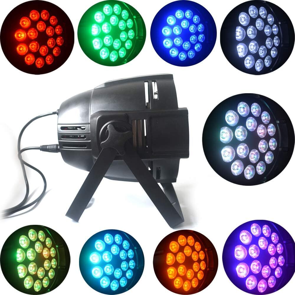 10PCS Par Stage Light 270W 18 LED RGBW Strobe Beam DMX512 DJ Disco Party Show