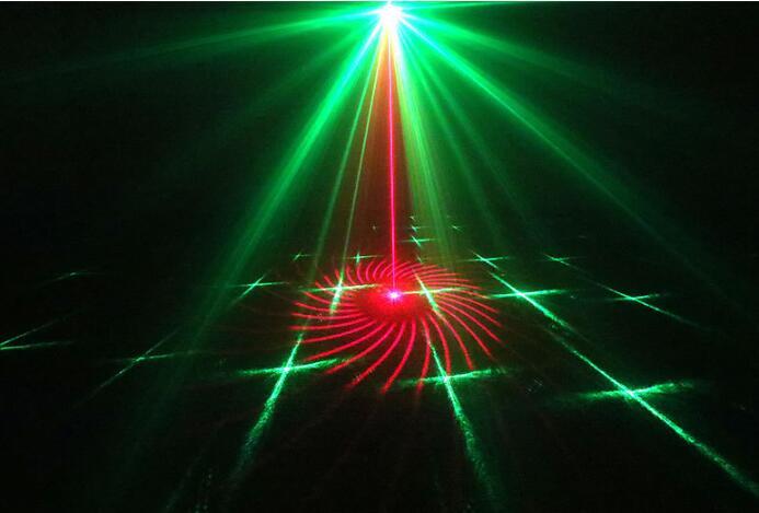 Red Green Blue Laser Indoor Christmas Party Event Decor Light 24 Patterns stage