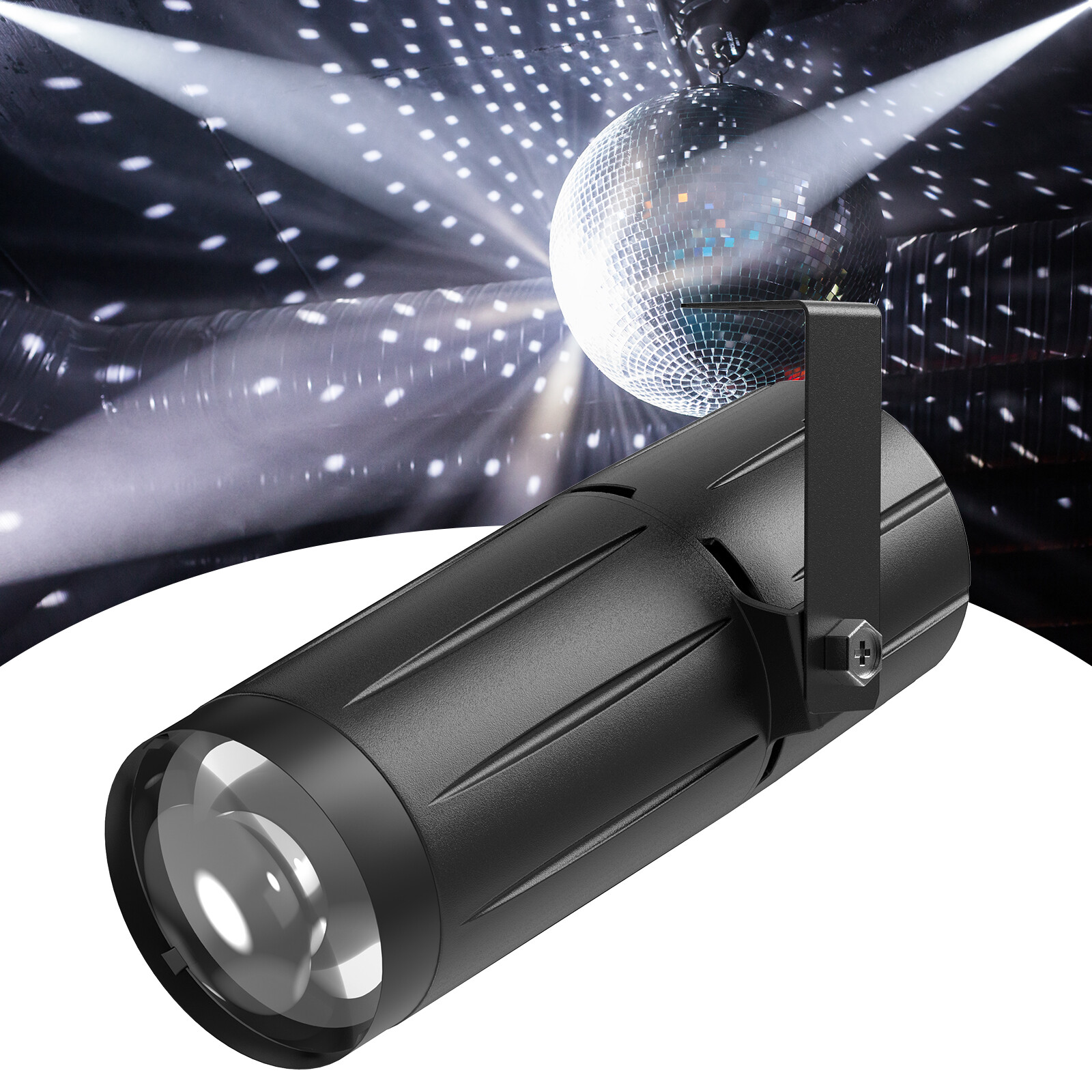 15W White LED Stage Light Spotlight Beam Pinspot Light KTV Disco Party Wedding