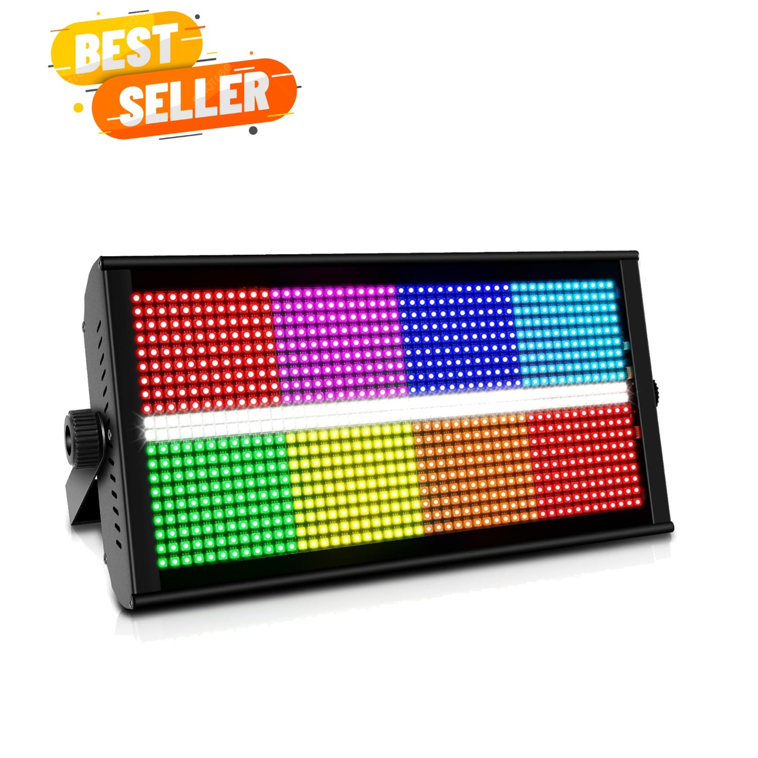 500W Stage Strobe Lights: 960LEDs RGBW 4IN1 – Metal Construction 135° Wide Co…