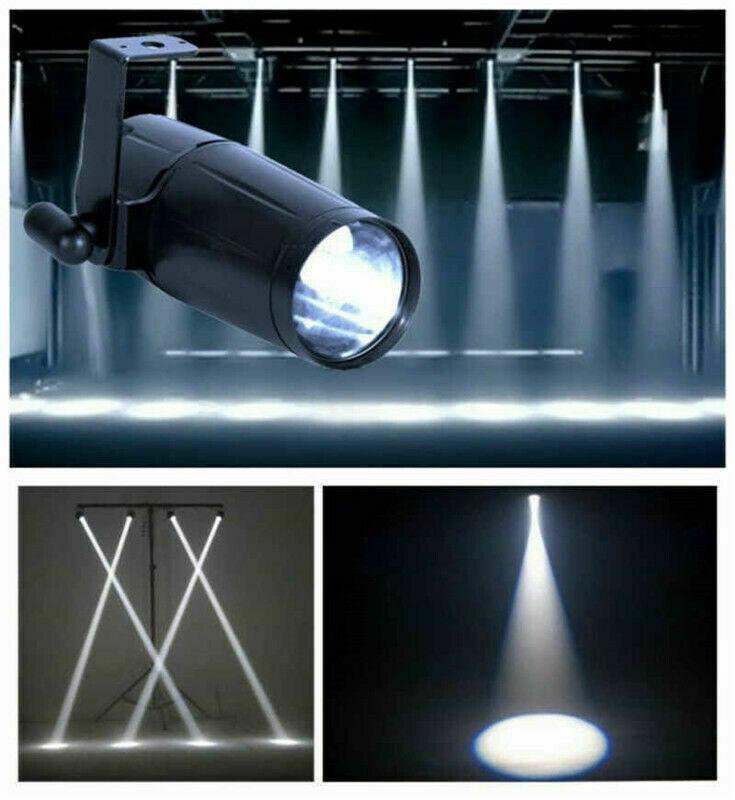 4PCS 10W Mini LED Pin Spot Stage Lighting Beam Pinspot DJ Club Disco Light White