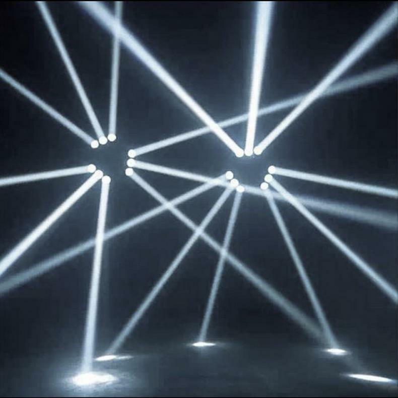 15W White LED Stage Light Spotlight Beam Pinspot Light KTV Disco Party Wedding