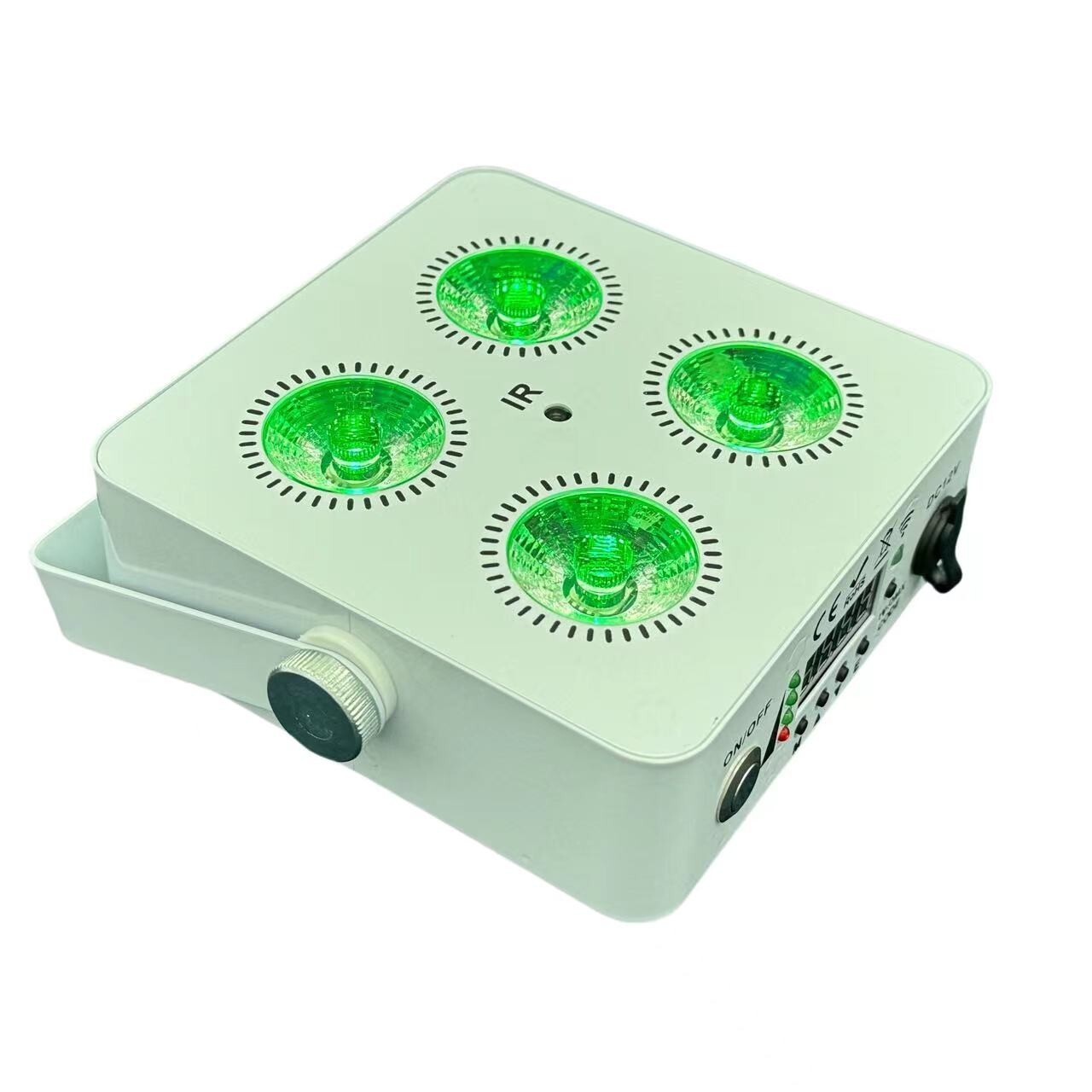 10pc/lot DJ Par 4x18W Battery led Uplight RGBWA+UV Wireless IR par light/case