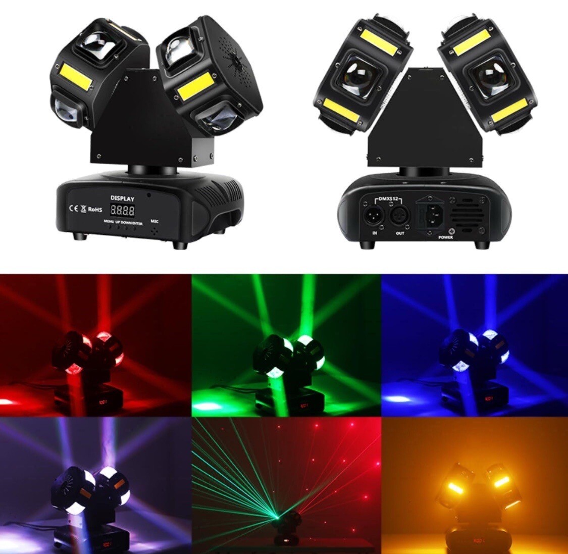 DJ Light,party light. stage Light. moved Double Heads 10 LED RGBW Beam