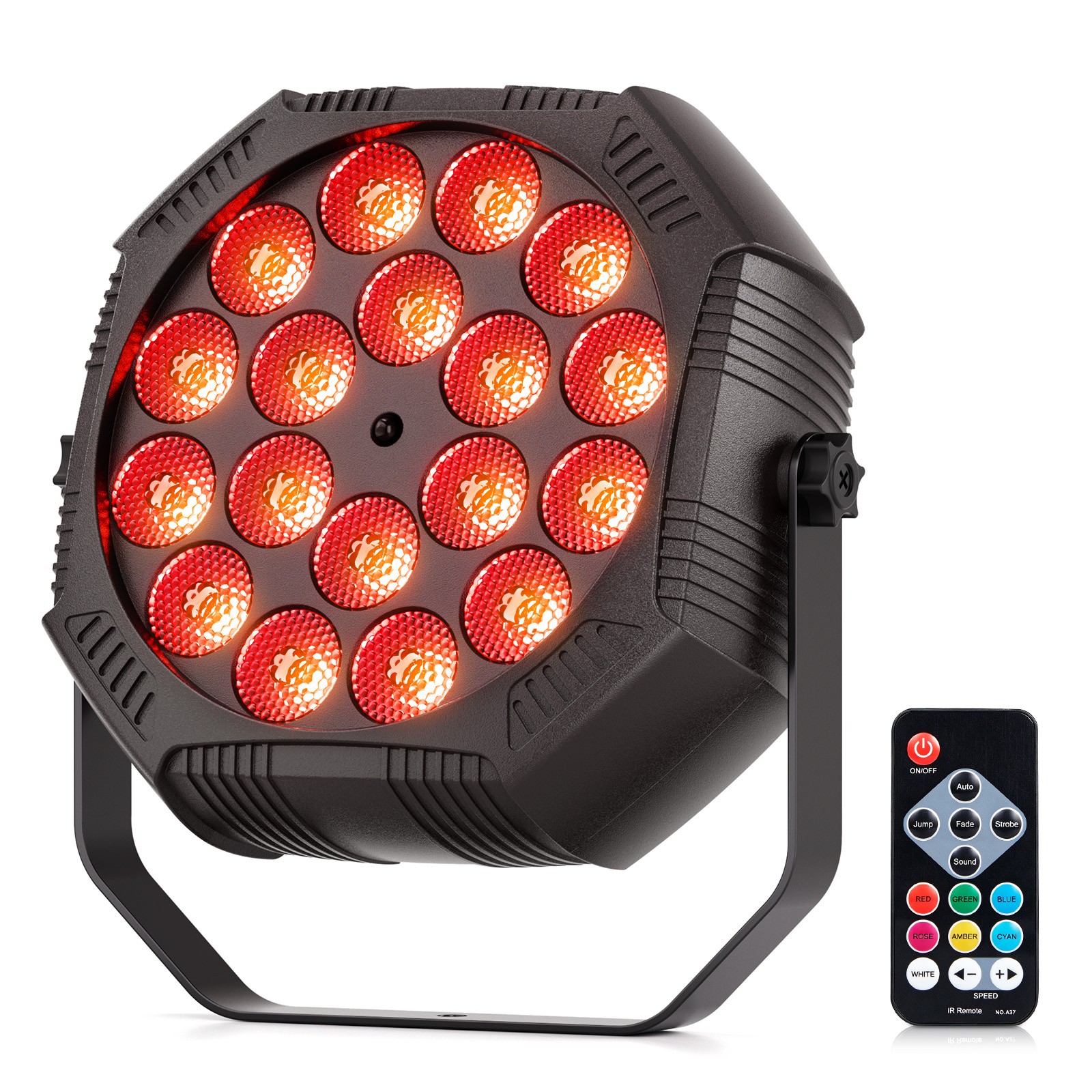 UKING 90W Rechargeable Battery LED Par Light RGB Uplight Remote Sound Light Show