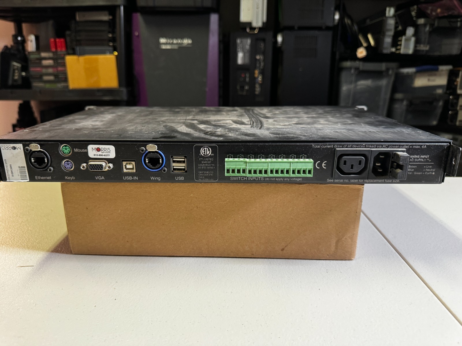 Martin Ether2DMX8 Art-Net to 8-Port DMX Router Stage Lighting Controller Used