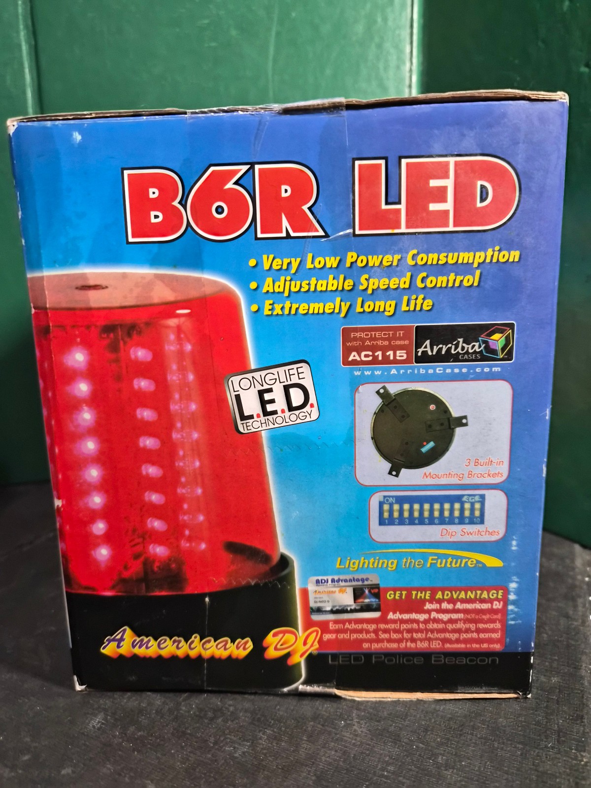 American DJ B6R LED Red Light Beacon