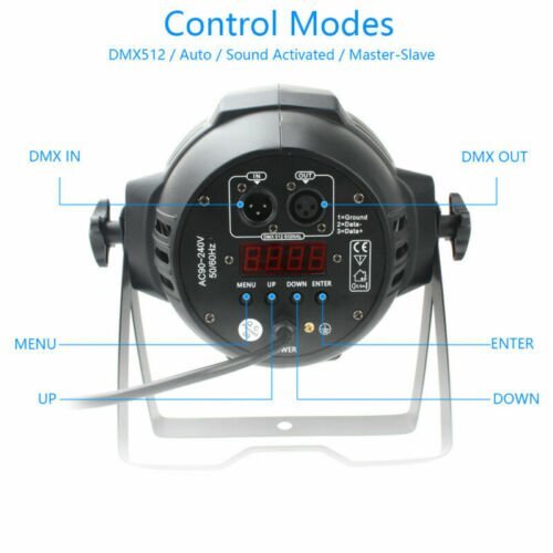 10PCS Par Stage Light 270W RGBW 18 LED Strobe Beam DMX512 DJ Disco Party Show