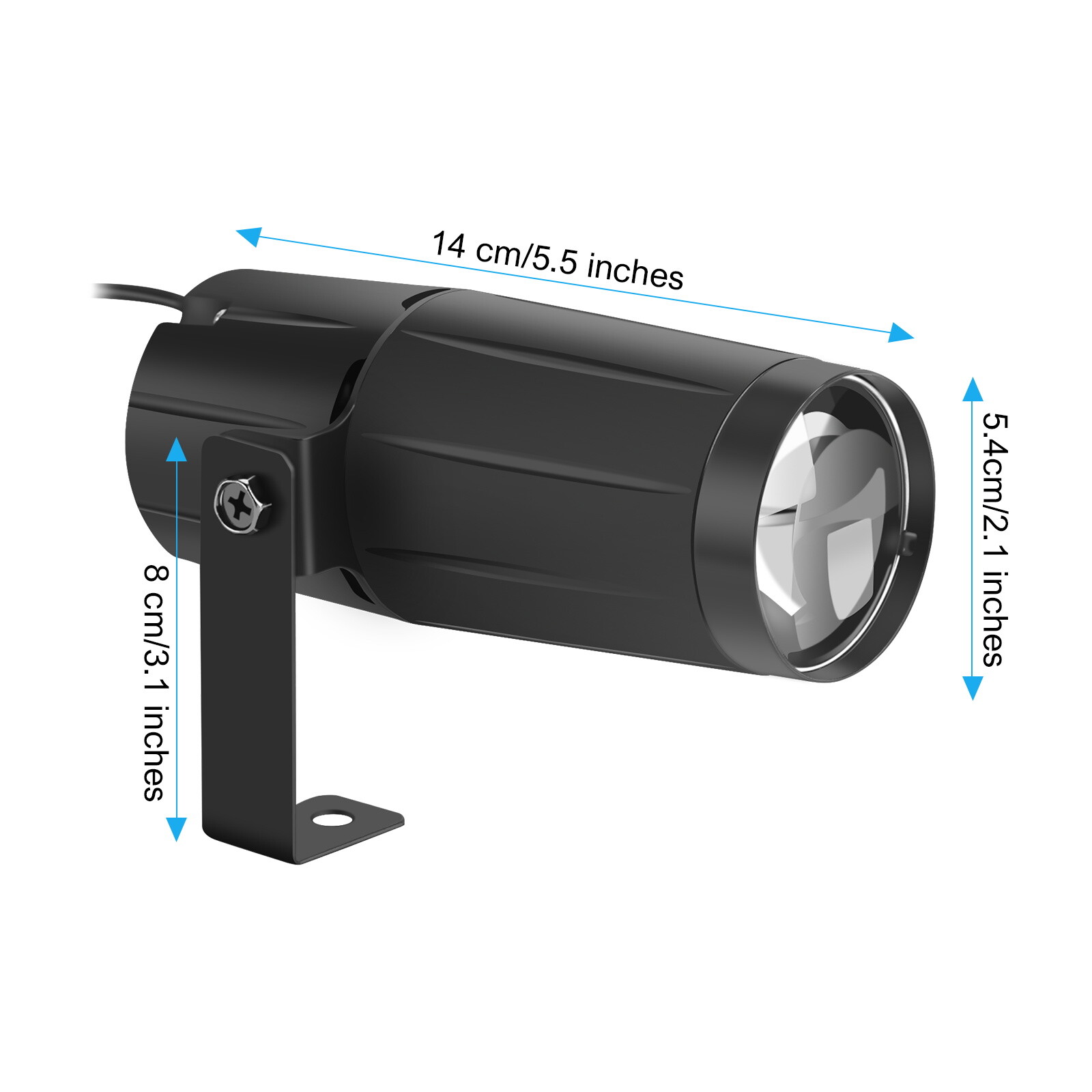 LED Spotlight Beam Pinspot Light Stage Lighting White KTV DJ Disco Lights