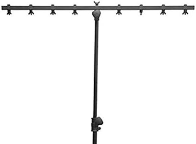 CH06 Lightweight Lighting Stand w/T-Bar 50lb Capacity
