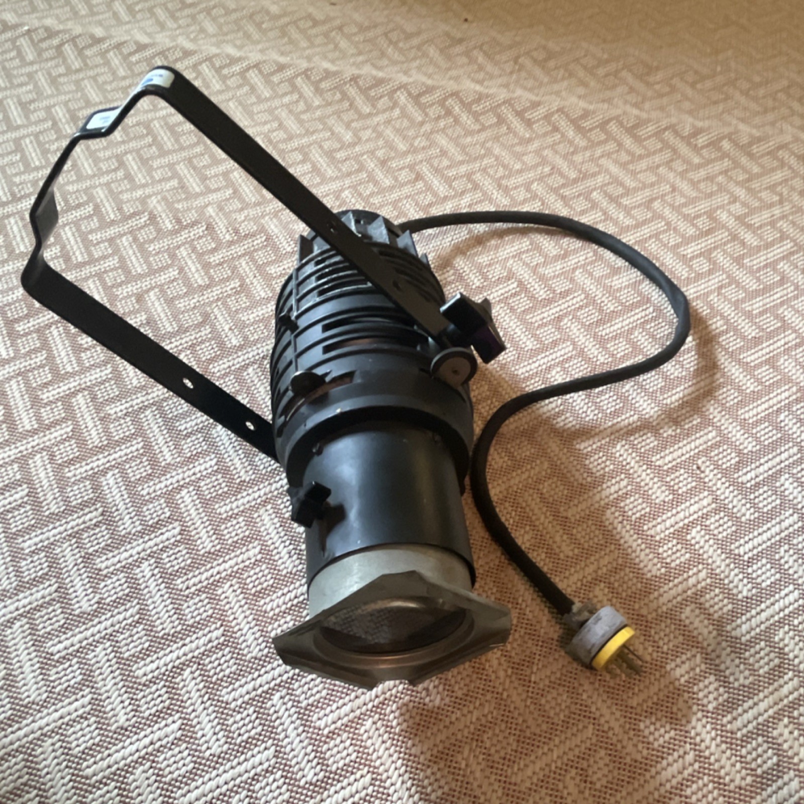 Altman 3.5Q Spotlight 500W Halogen 120V Black w/ Yoke Cable & Connector
