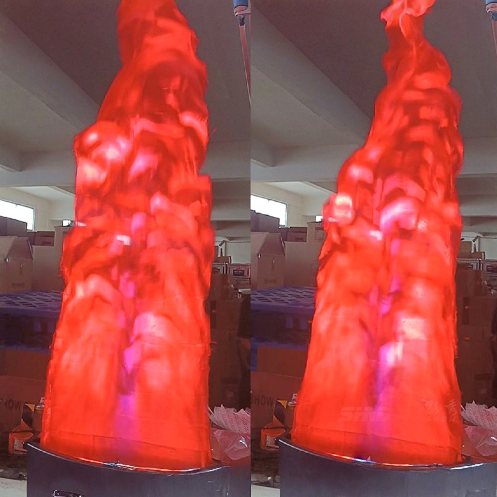 Fake Fire Flame Light with 36 LED Light Artificial Flame Lamp Atmosphere Effect