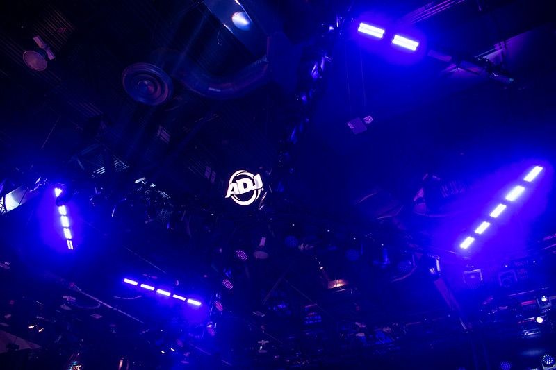 2x ADJ JOLT 300 innovative multi-use strobe / eye candy fixtures + 25′ DMX