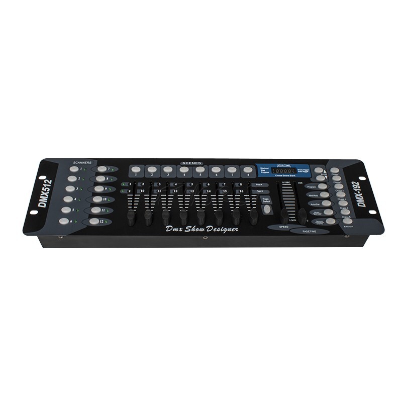 DMX 512 192 Channels Operator Console Controller For Stage Lighting DJ Party