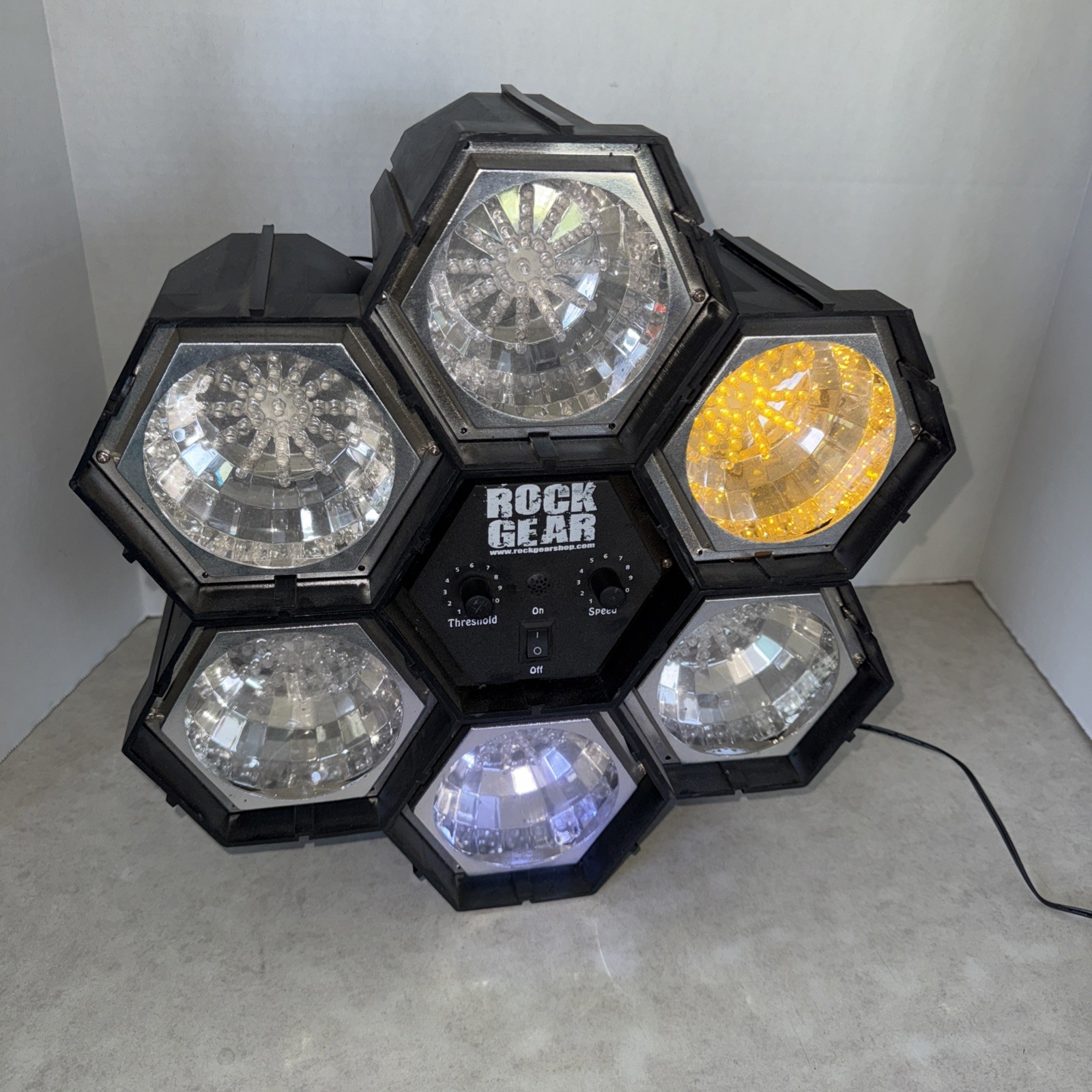 rock gear dj lights 6 strobe professional concert Threshold Speed Multicolor ￼