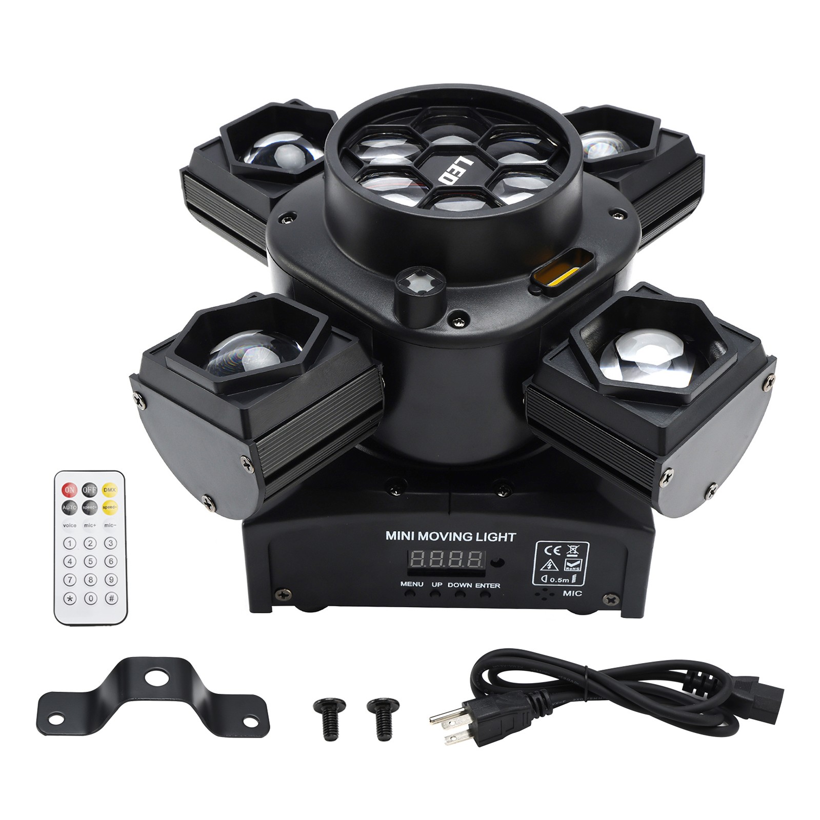 4In1 4Head 80W Stage Laser Light DMX Stage Lighting DJ Party Lighting Effect🌟 #