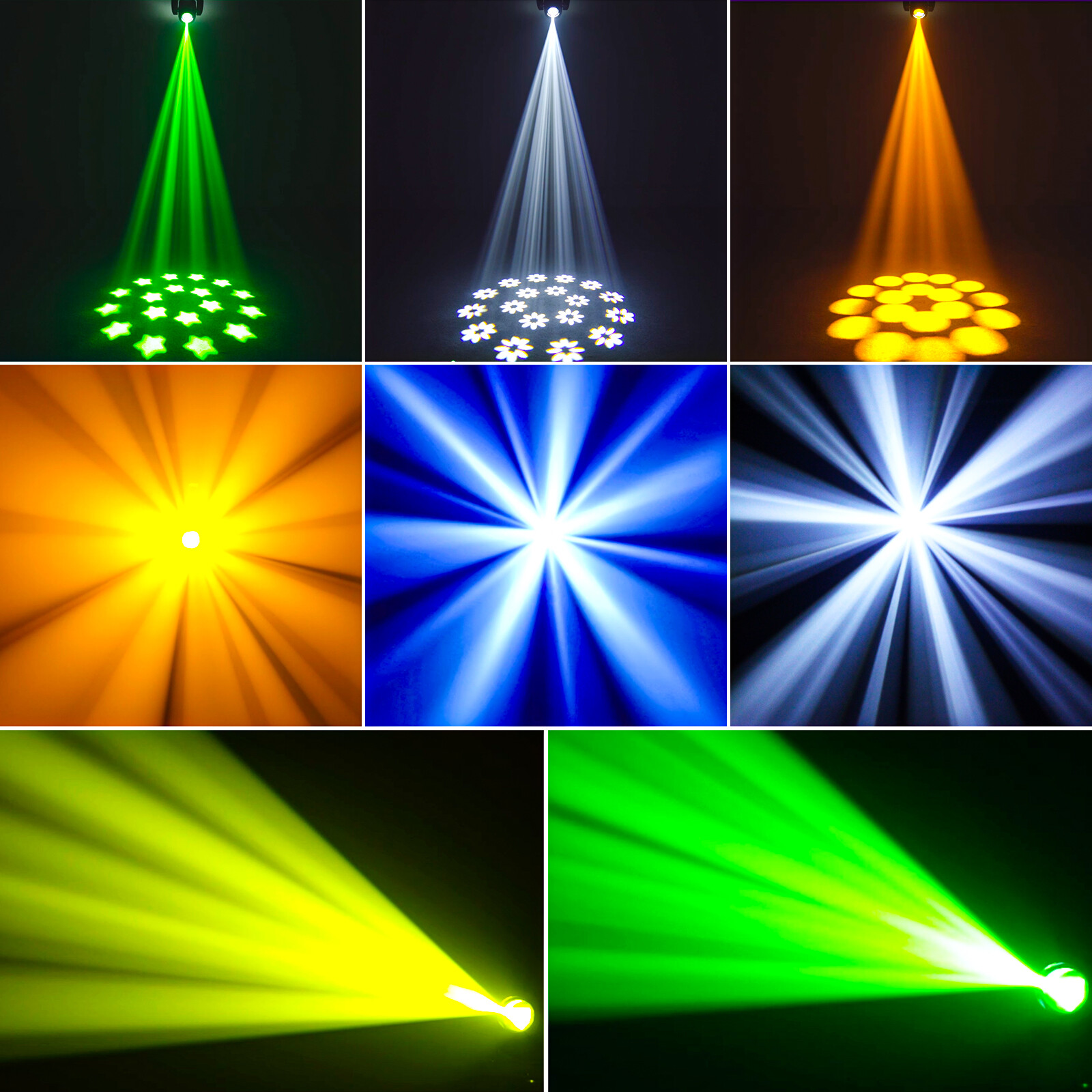 150W 18Prism Moving Head Stage Lighting LED Beam RGBW Gobo DMX DJ Disco Light