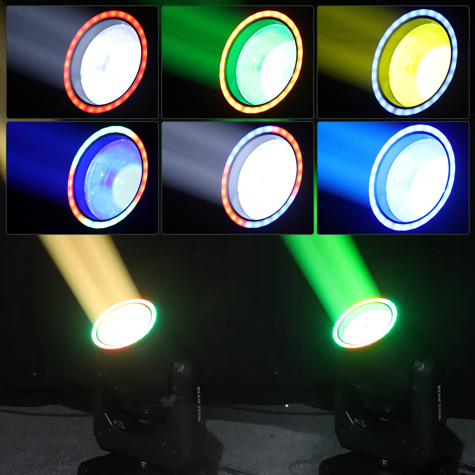 Mini 230W Moving Head Light Beam 7r With Halo Light DMX512 for Bar Dj Show