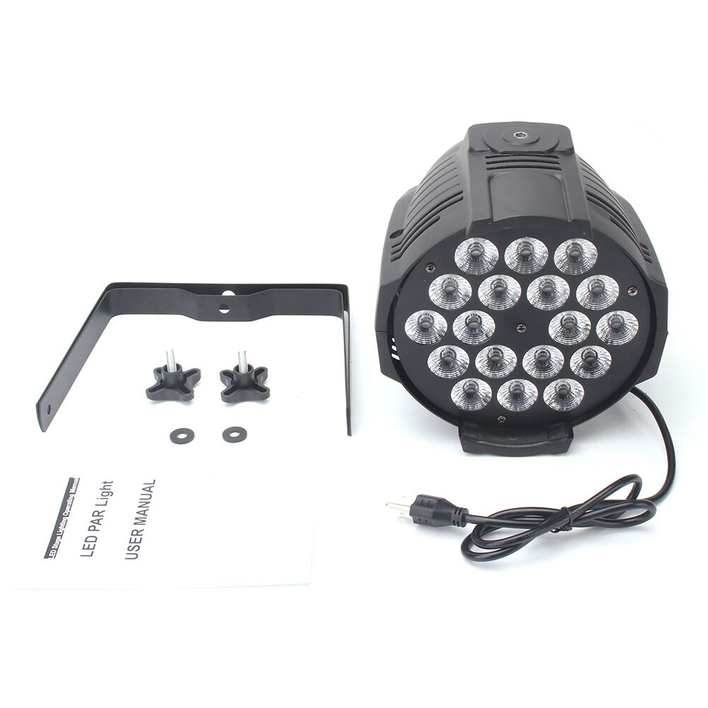270W PAR Lights RGBW Stage Lighting 18LED DMX512 DJ Disco Party Club Show Light
