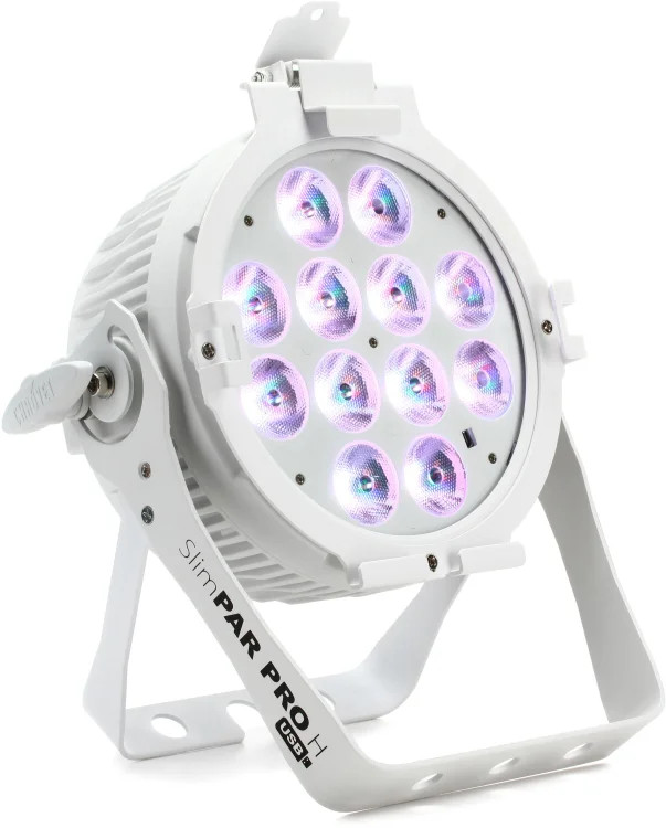 Chauvet DJ SlimPAR Pro H USB RGBAW+UV Par Light – White Housing