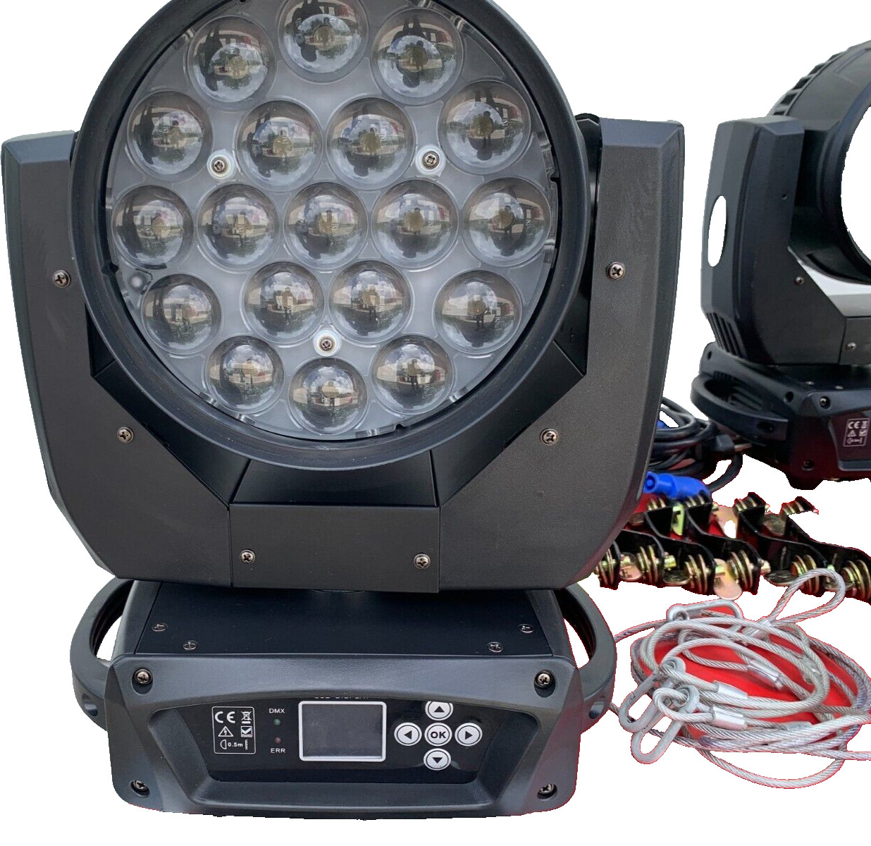 Unbranded LY-119M 19x50W Led Bee Eye Moving Head Wash W/Rd Case #0116 (Lot of 4)