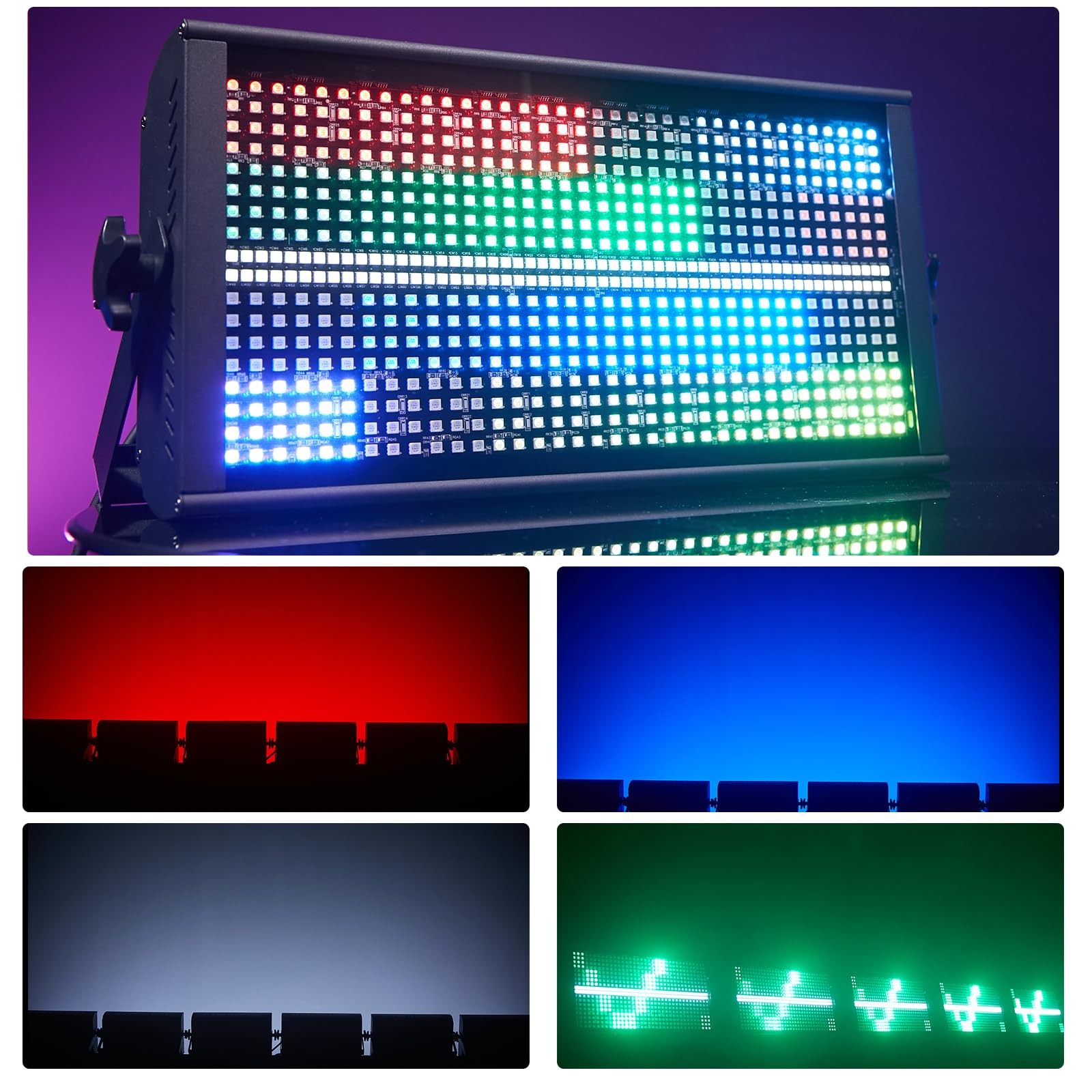 Stage Light Bar LED 200W DJ Strobe Light 768 LEDs RGBW DJ Lights with 46 Zone…