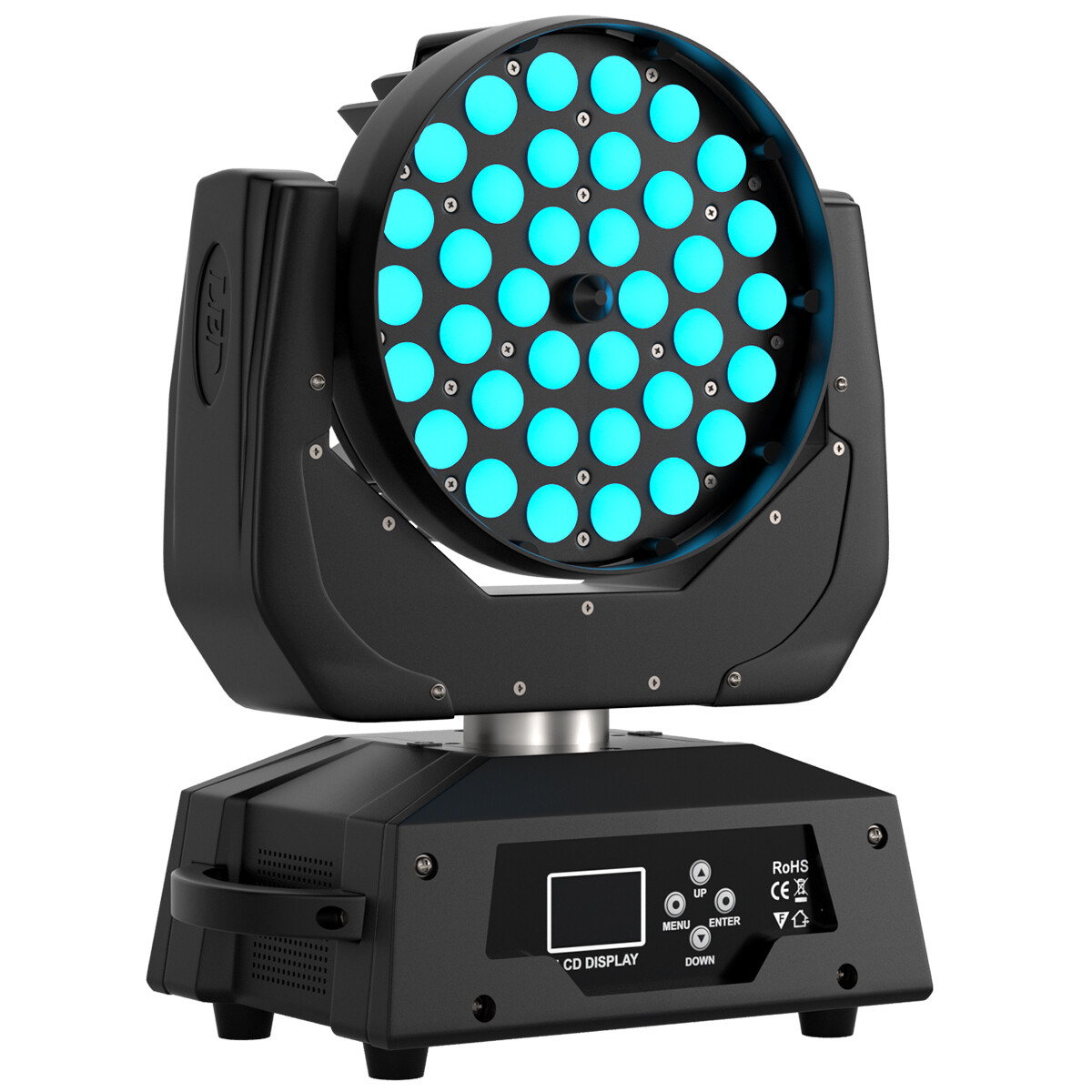 36 x 10W RGBW 4in1 LED Zoom Moving Head 360W Wash Stage Light DMX 15CH EP