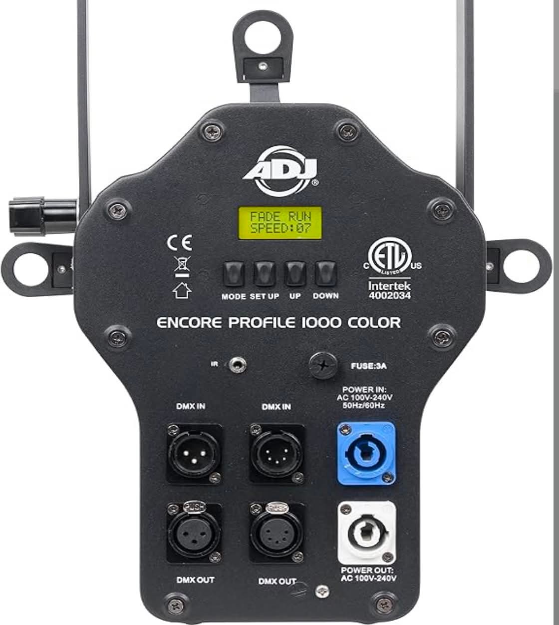 American DJ ADJ ENCORE PROFILE 1000 COLOR RF RGBW LED Ellipsoidal DMX Spot Light