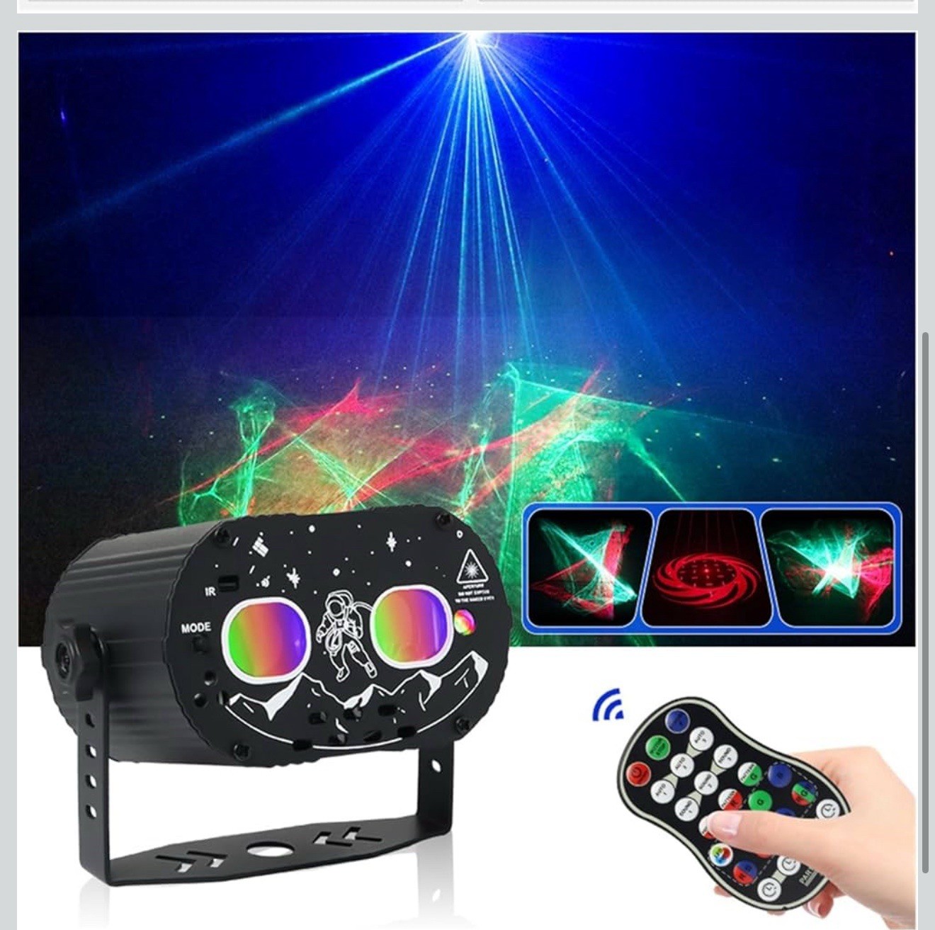 Projection Lights DJ Stage Disco Light RGB Wedding Decoration Party Lights