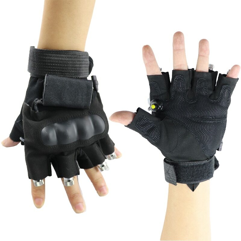 Laser Gloves LED Laser Multi Ray 2 in 1 Red Green Blue Gloves Laser Man DJ Party